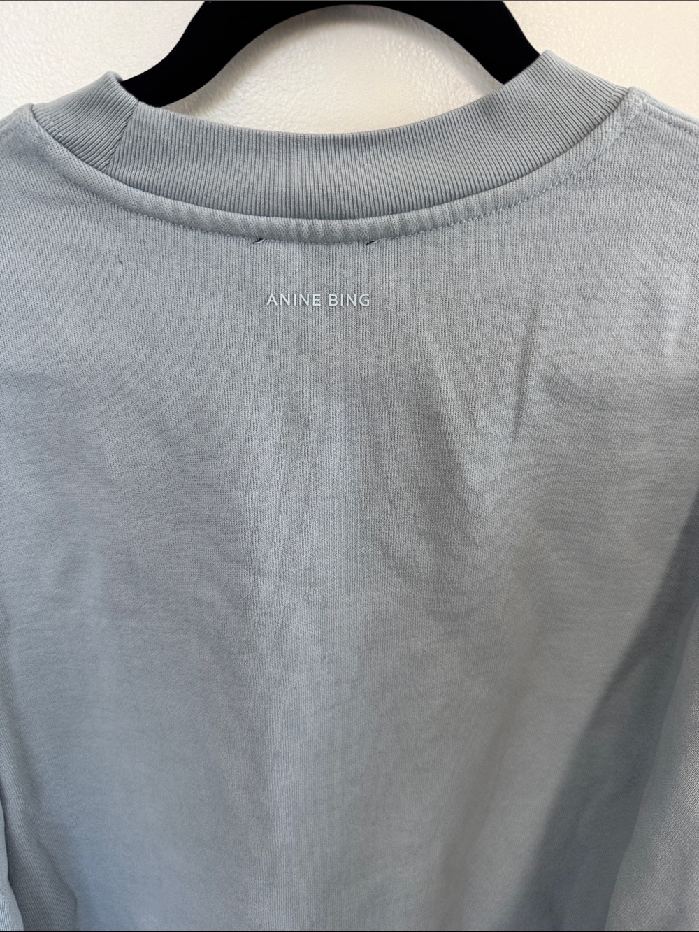 NWT Anine Bing Miles oversized cotton sweatshirt size Small - Picture 4 of 8